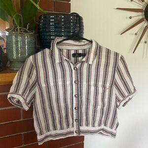 Short Volcom Button-Down